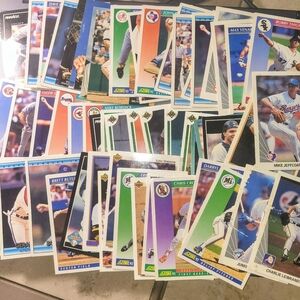 Vintage Baseball Trading Cards Collection 57 Cards